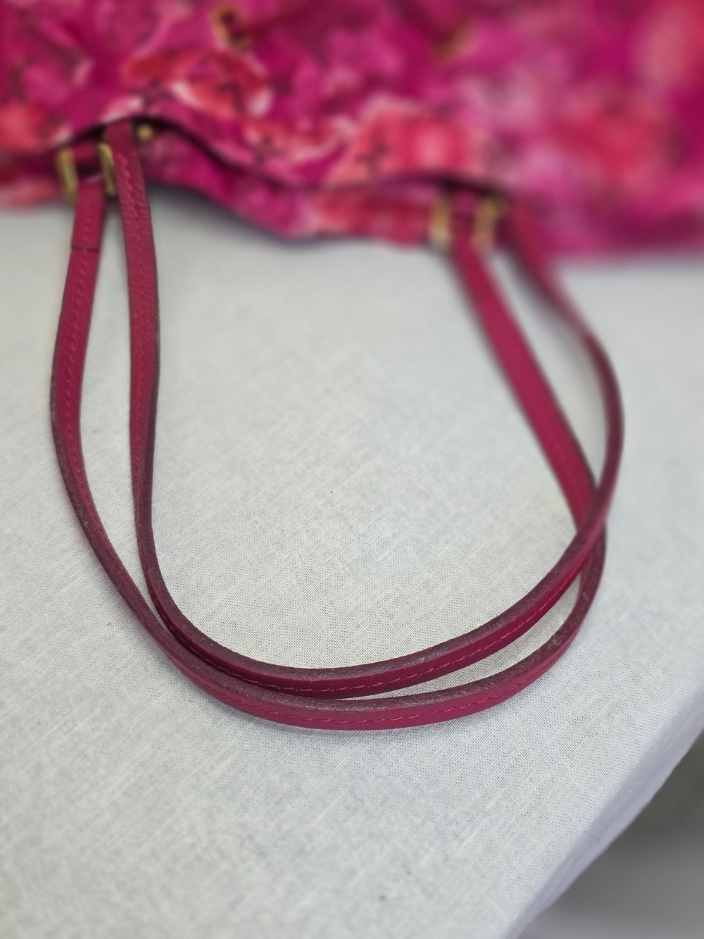 Louis Vuitton Noefull MM Ikat Monogram bag in the Indian Rose colorway - Picture 12 of 16
